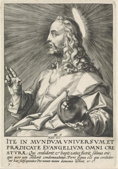 Salvator Mundi by Hendrik Goltzius